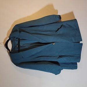 Torrid Studio Linen Blazer Blue size 2